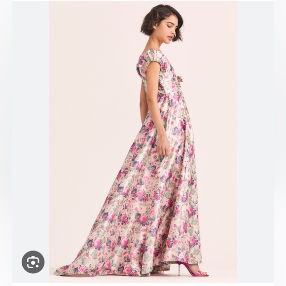 NWT LoveShackFancy Gilvery Maxi Dress Gown in Veiled Kiss Size 2 $595 Small. - Picture 2 of 16